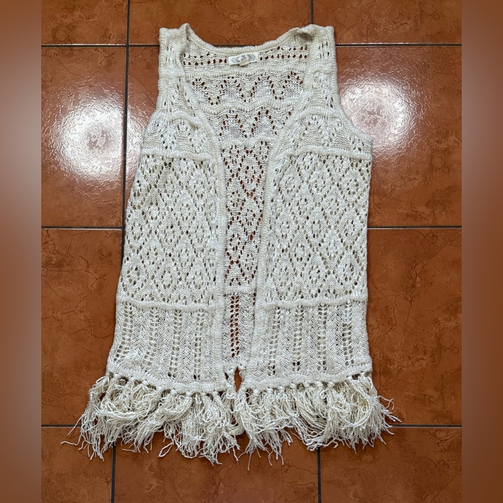 Crochet Fringe Vest